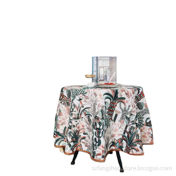 best selling wholesale vintage popular custom round luxury table cloth